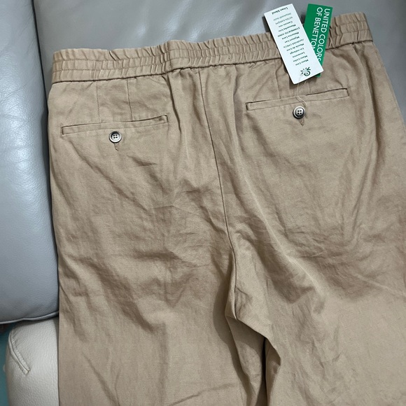 NWT - United Colors of Benetton Men’s Chino with Elastic Waist - EU 48 / US 32 - Picture 5 of 7